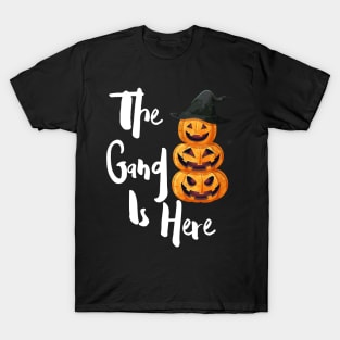 Cool Halloween Pumpkin Gang T-Shirt